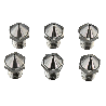 Flashforge Creator 3 Pro / Creator 4 Steel Nozzle Set - 0.4/0.6/0.8 mm - 6-pack