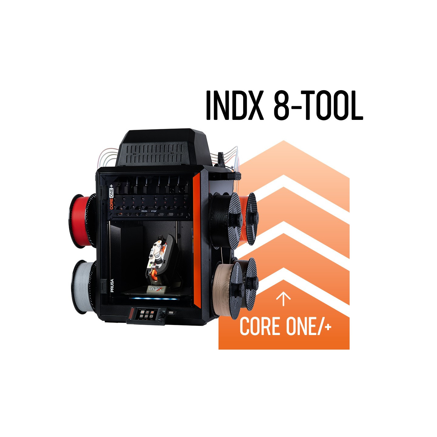 Prusa CORE One/+ INDX 8-Tool Conversion Kit