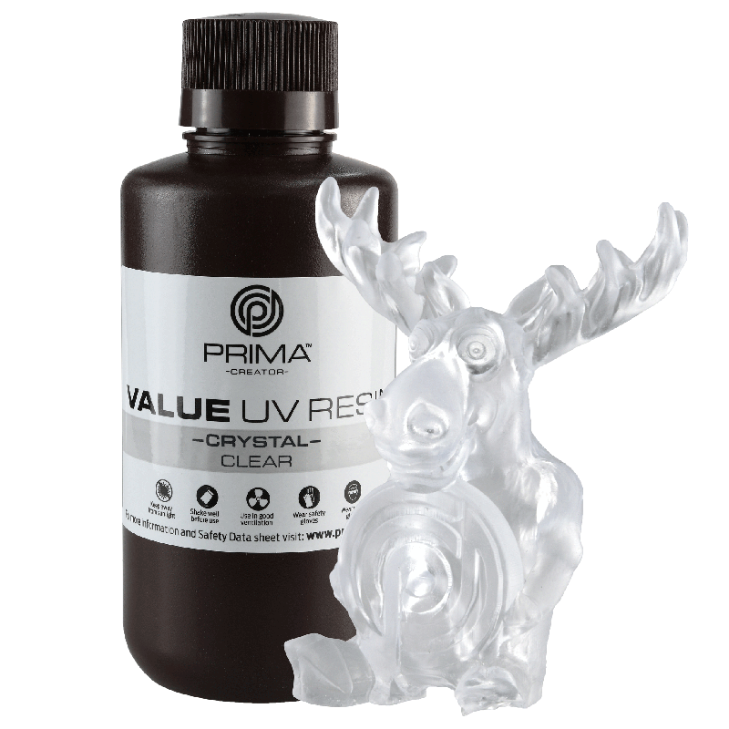 PrimaCreator Value Crystal UV Resin - 500 g - Clear