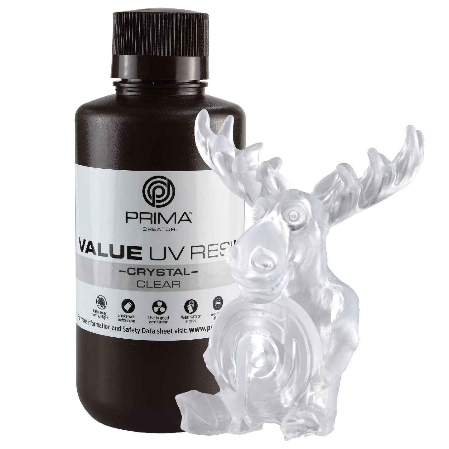 PrimaCreator Value Crystal UV Resin - 500 g - Clear