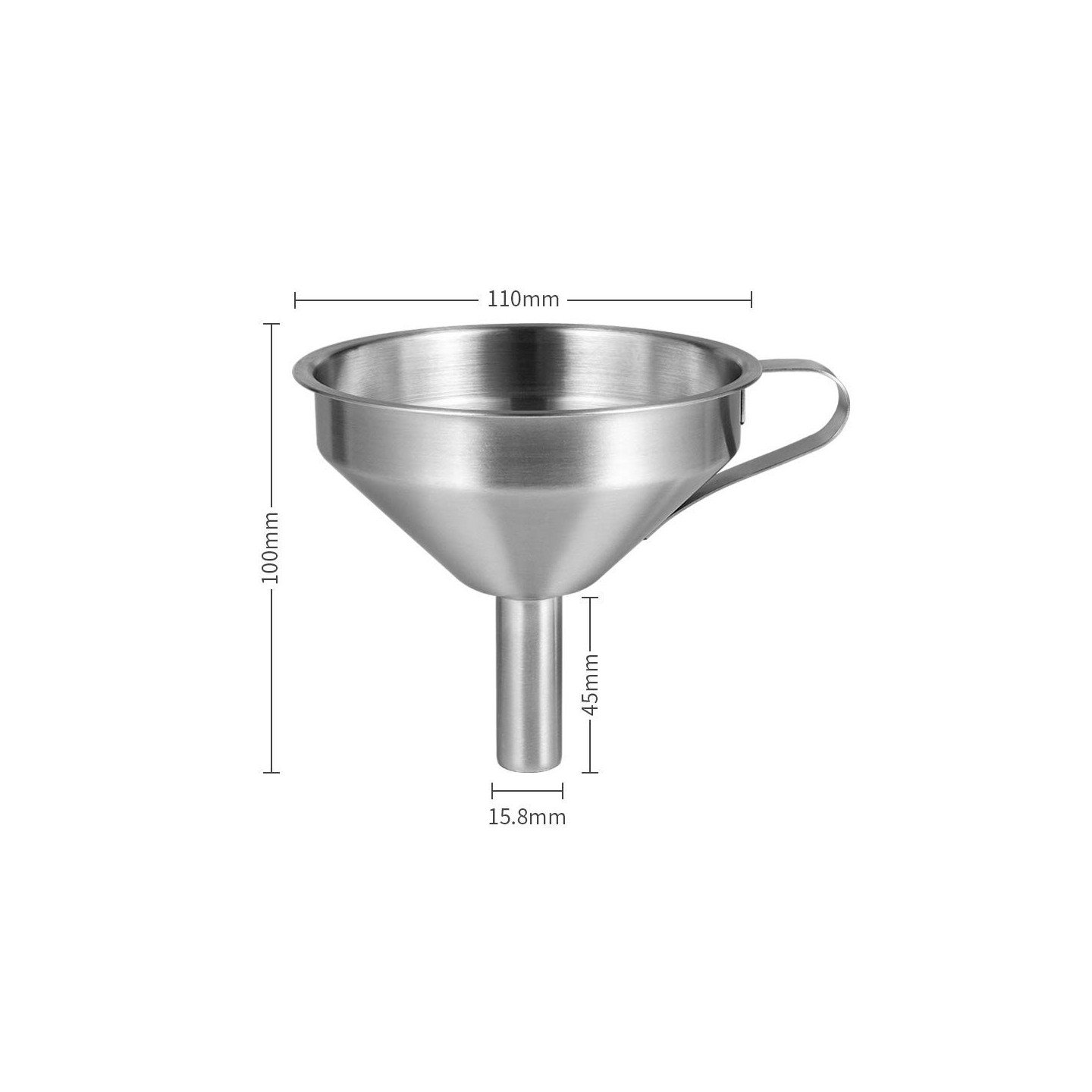 Stainless Steel Resin Funnel with Filter