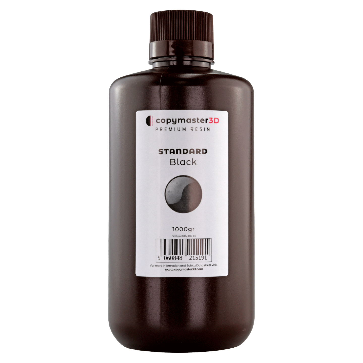Copymaster3D Standard UV Resin - 1 kg - Black