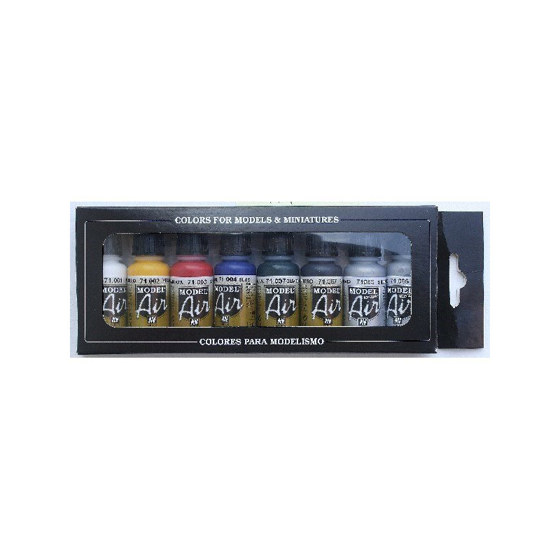Vallejo Airbrush Color set 8 pcs