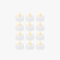 Bambu Lab LED Flame Tea Light Candle Set Warm Yellow (12pcs)
