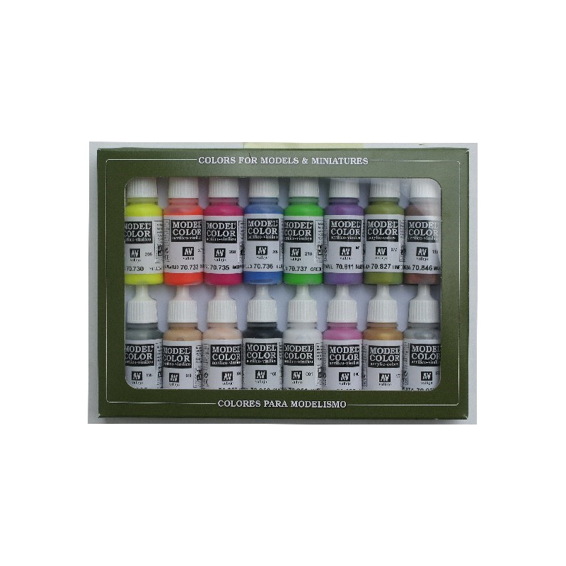 Vallejo Acrylic Model Color Set Wargames Special Colors (16)
