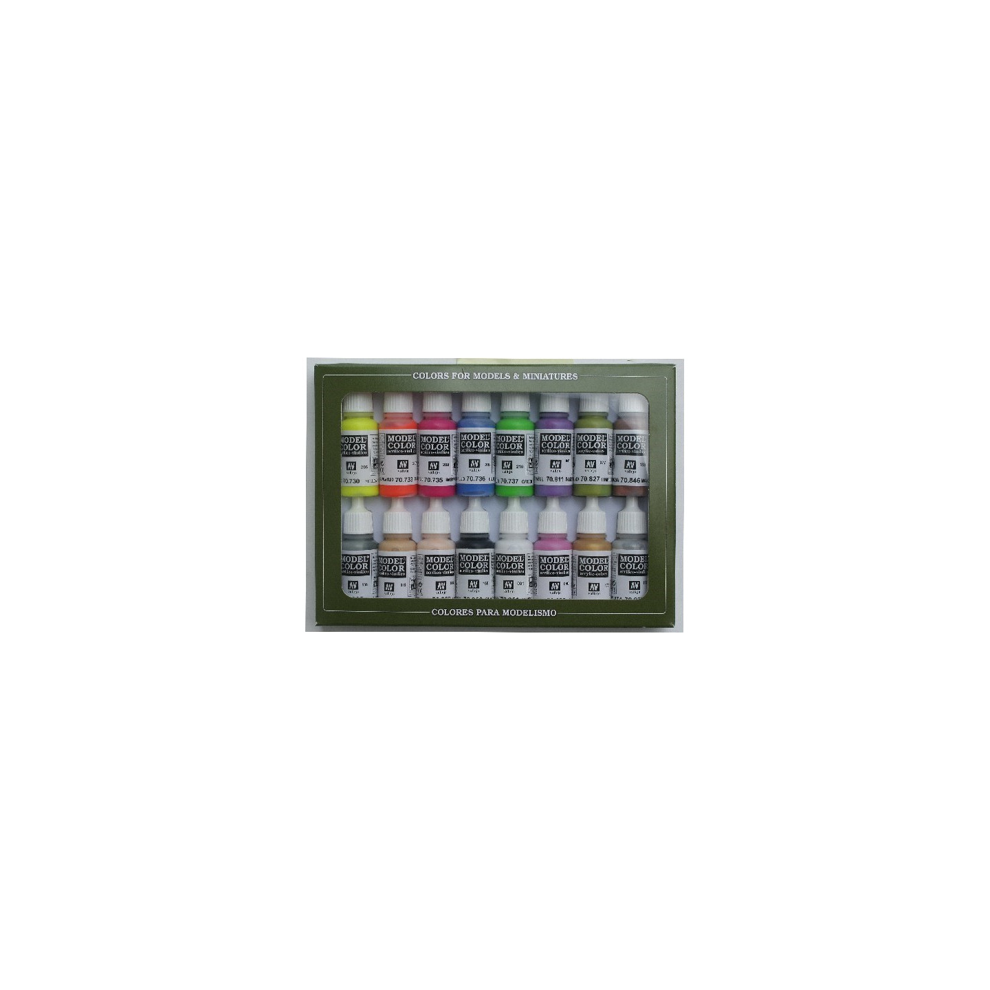 Vallejo Acrylic Model Color Set Wargames Special Colors (16)