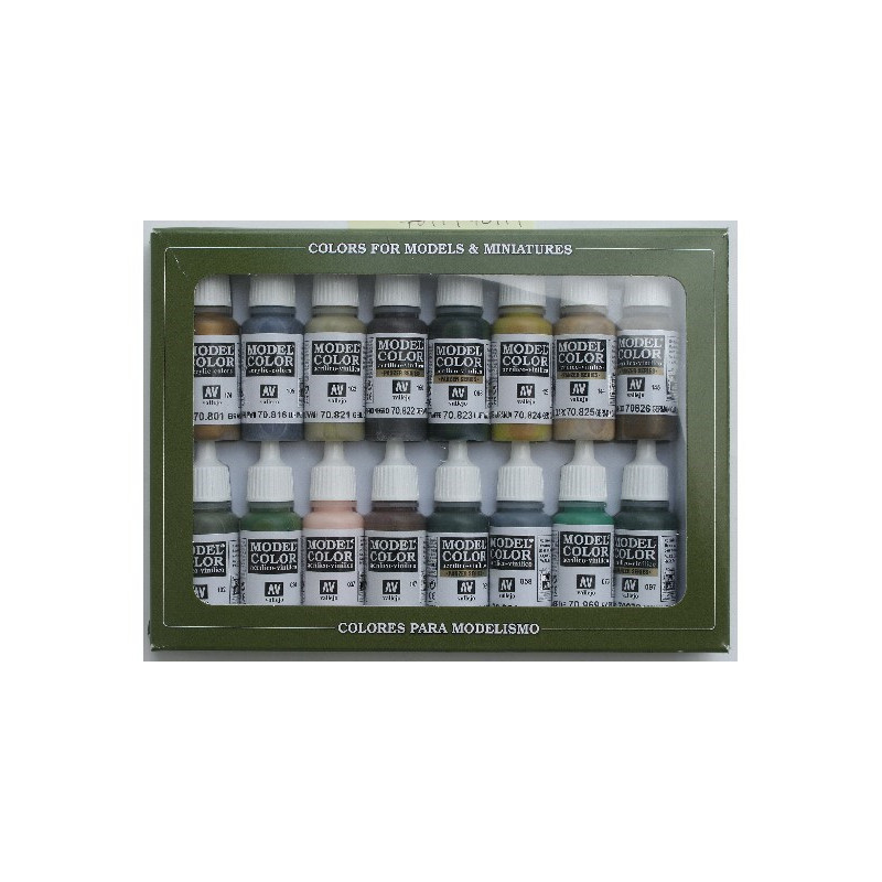 Vallejo Acrylic Model Color Set German WWII Camo (16)