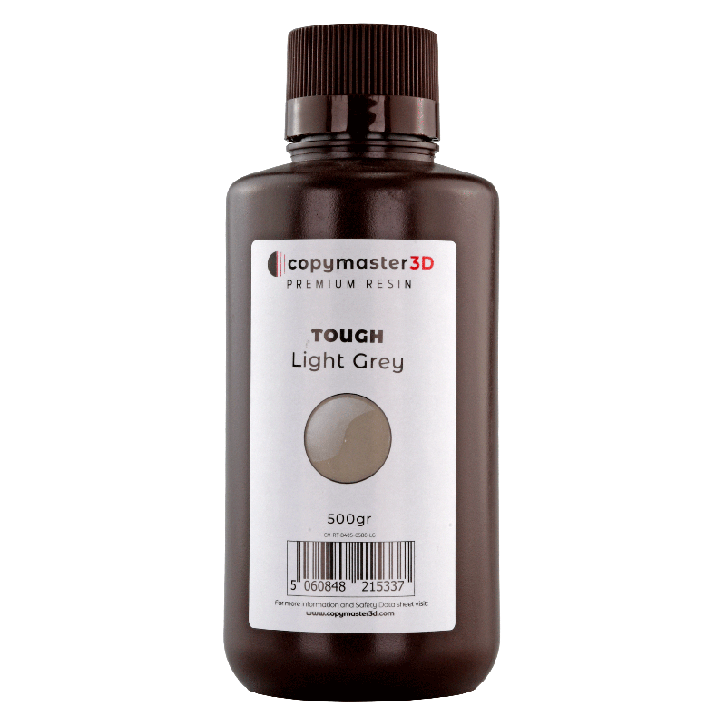 Copymaster3D Tough UV ABS Like Resin - 500 g - Light Grey