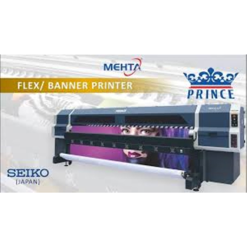 MEHTA PRINCE 3204K augstražīgs  industriālais solvent printeris/ banneru drukai. Drukas galviņas 4 gb SEIKO. Platums 3,2 m