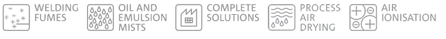 Air purification, fume extraction and air drying