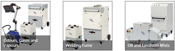 Air purification, fume extraction and air drying